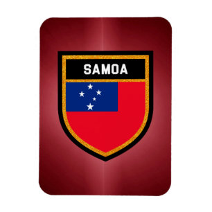 Imán Bandera de Samoa