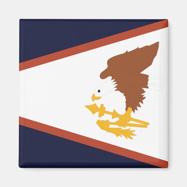 Imán Bandera de Samoa Americana (Frente)