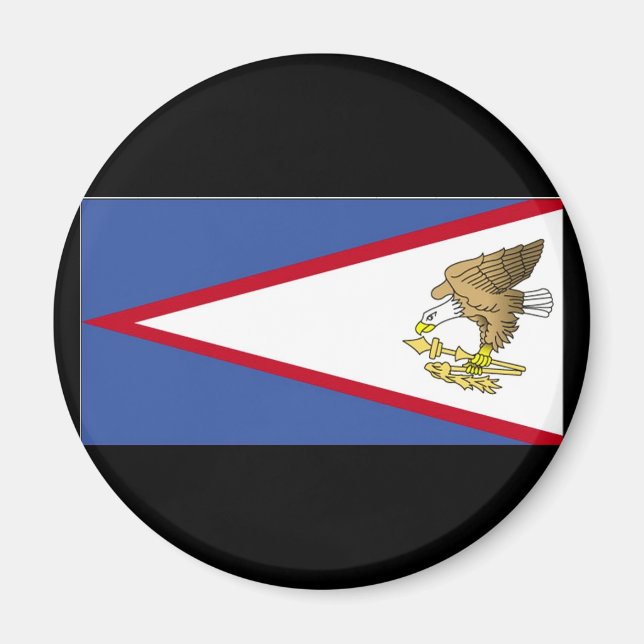 Imán Bandera de Samoa Americana (Frente)