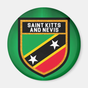 Imán Bandera De San Cristóbal Y Nieves