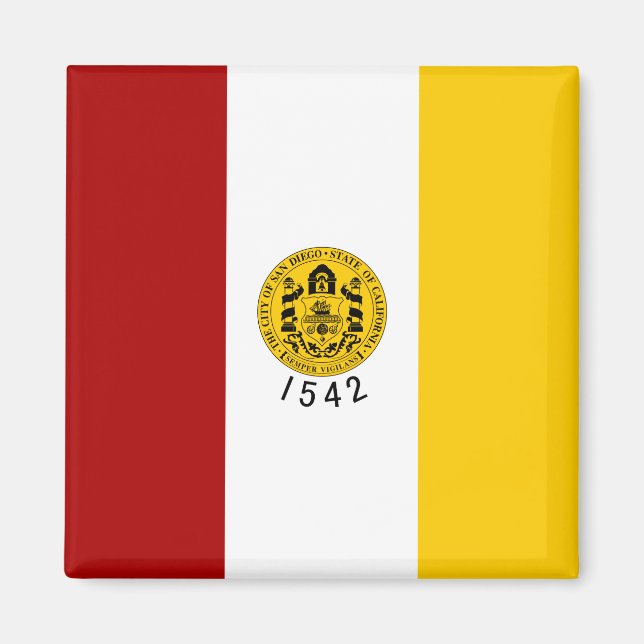 Imán Bandera de San Diego (California) (Frente)