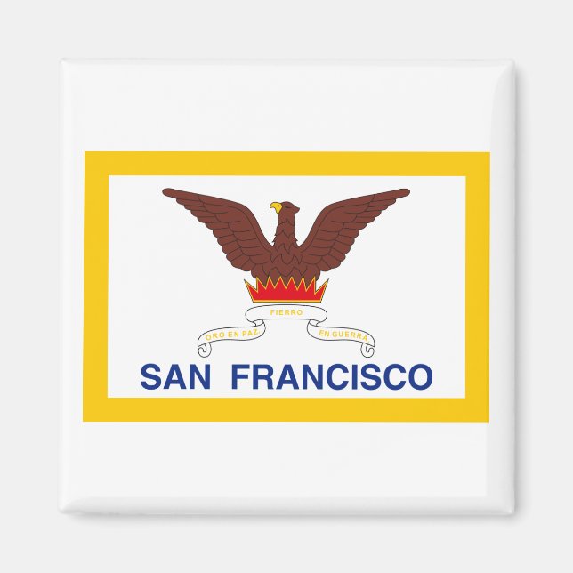 Imán Bandera de San Francisco (Frente)