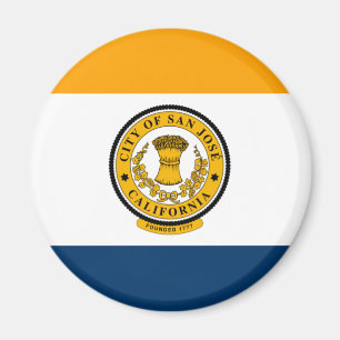 Imán Bandera de San José, California