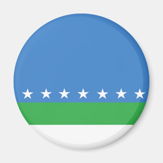 Imán Bandera de San José Costa Rica, Comoras (Frente)