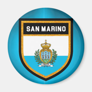 Imán Bandera de San Marino