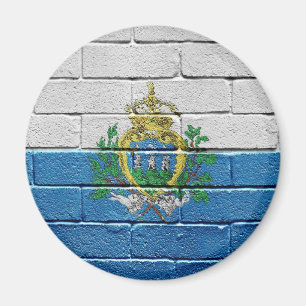Imán Bandera de San Marino