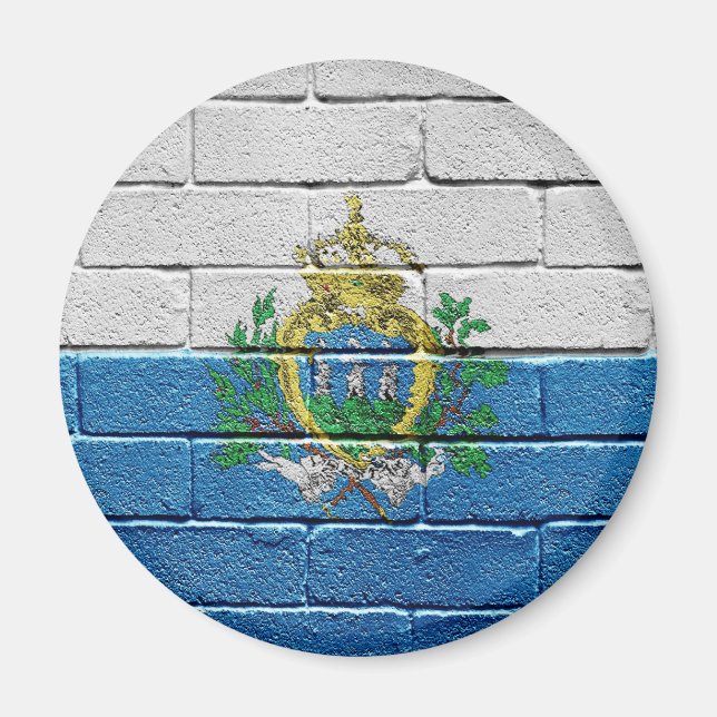 Imán Bandera de San Marino (Frente)