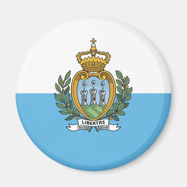 Imán Bandera de San Marino (Frente)
