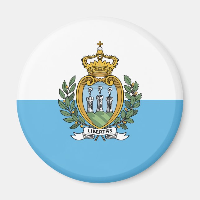 Imán Bandera de San Marino (Frente)