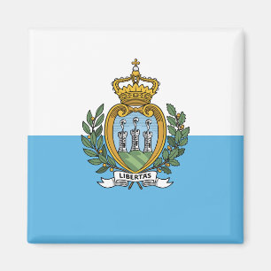 Imán Bandera de San Marino