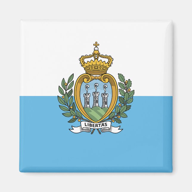 Imán Bandera de San Marino (Frente)