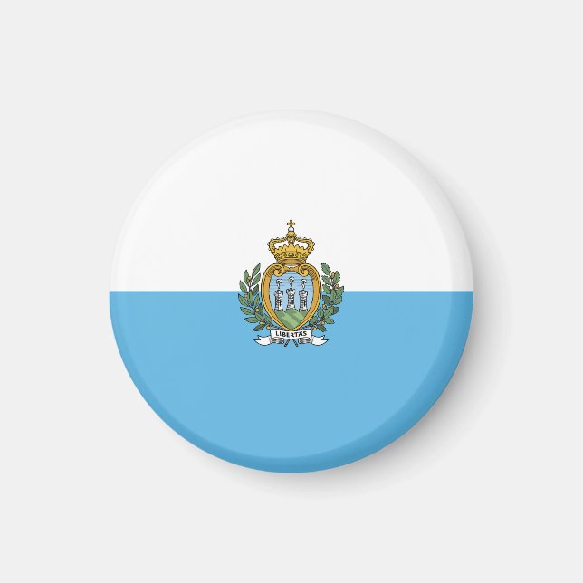 Imán Bandera de San Marino (Frente)