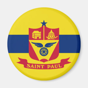 Imán Bandera de San Pablo (Minnesota)