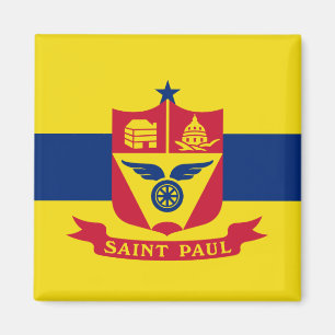 Imán Bandera de San Pablo (Minnesota)