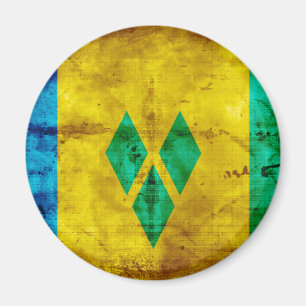 Imán Bandera de San Vicente, Weathered