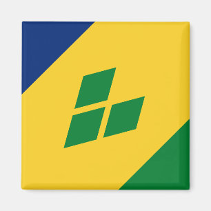 Imán Bandera de San Vicente y las Granadinas