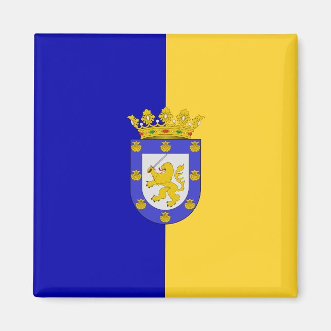 Imán Bandera de Santiago (Chile) (Frente)