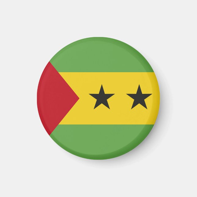 Imán Bandera de Santo Tomé y Príncipe (Frente)