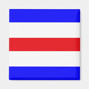 Imán Bandera de señal marítima: Letra "C" Charlie