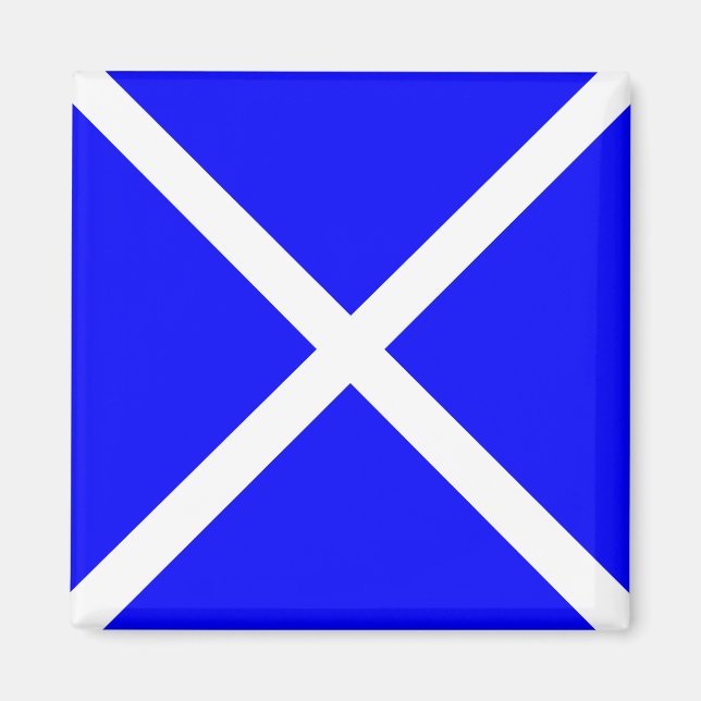 Imán Bandera de señales de código "M" (Mike) (Frente)