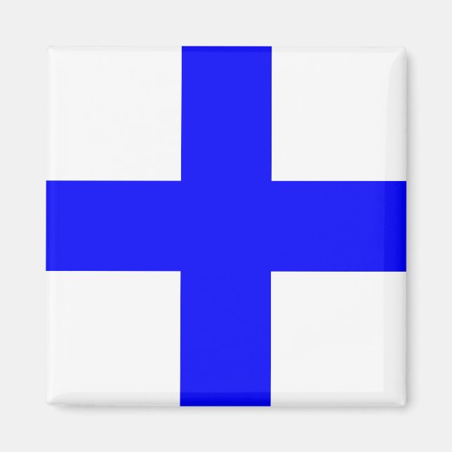 Imán Bandera de señales de código "X" (Xray) (Frente)