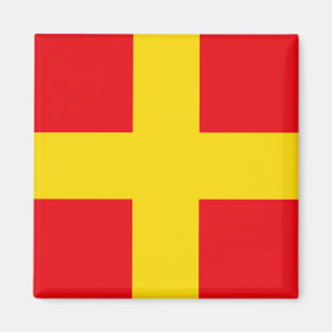 Imán Bandera de señalización letra R (Romeo)