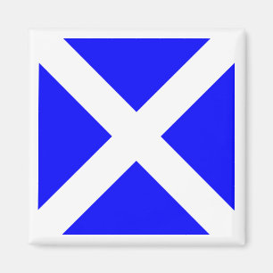 Imán Bandera de Señalización Marítima Internacional MIK