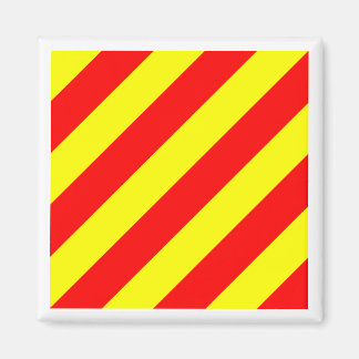 Imán Bandera de Señalización Marítima Internacional YAN