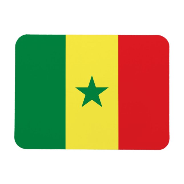 Imán Bandera de Senegal (Horizontal)