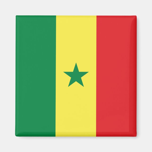Imán Bandera de Senegal (senegalés) (Frente)