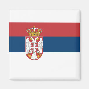 Imán Bandera de Serbia