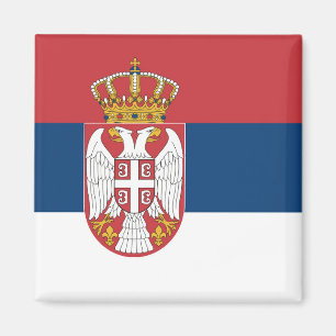 Imán Bandera de Serbia