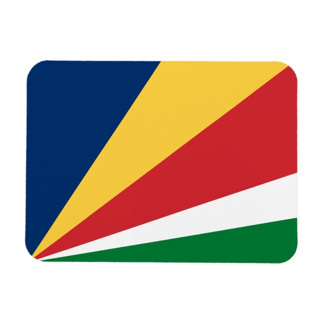 Imán Bandera de Seychelles (Horizontal)