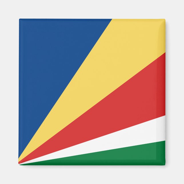 Imán Bandera de Seychelles (Frente)