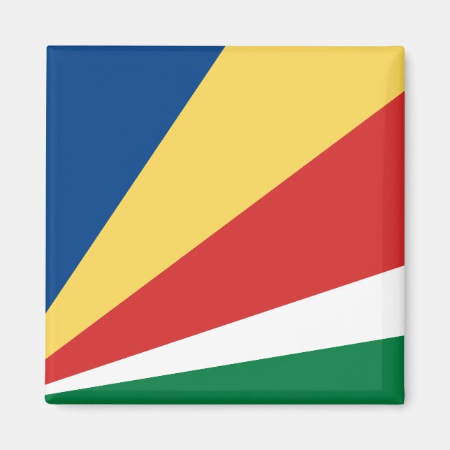 Imán Bandera de Seychelles (Frente)