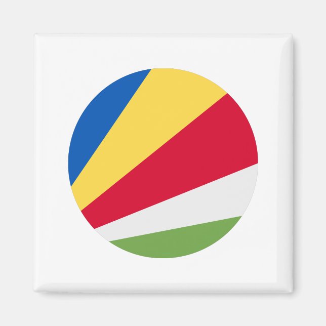 Imán Bandera de Seychelles (Frente)