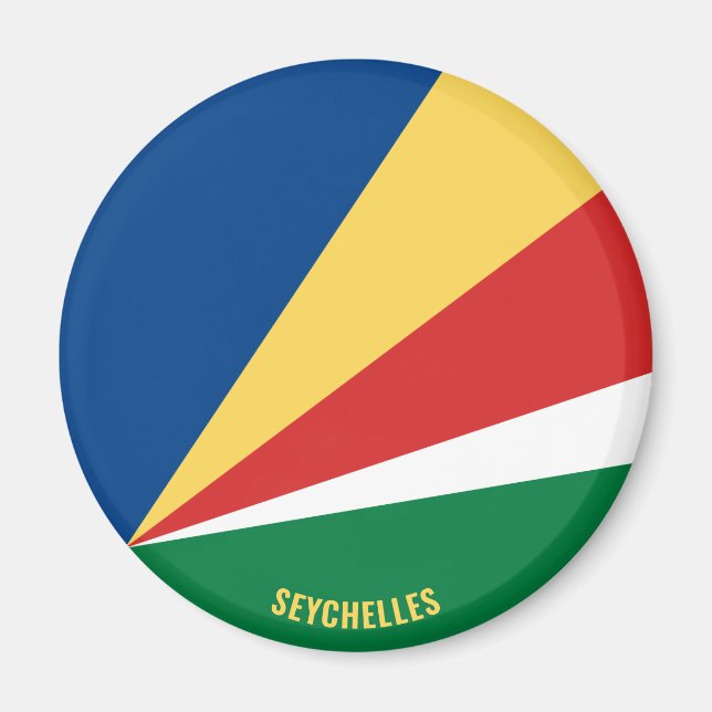 Imán Bandera de Seychelles encantando a patriótico (Frente)