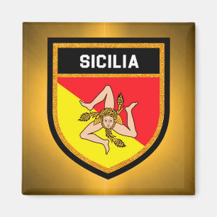 Imán Bandera de Sicilia