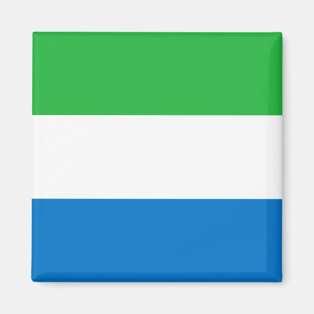 Imán Bandera de Sierra Leona (Frente)