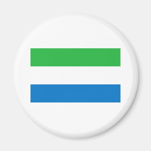 Imán Bandera de Sierra Leona (Frente)