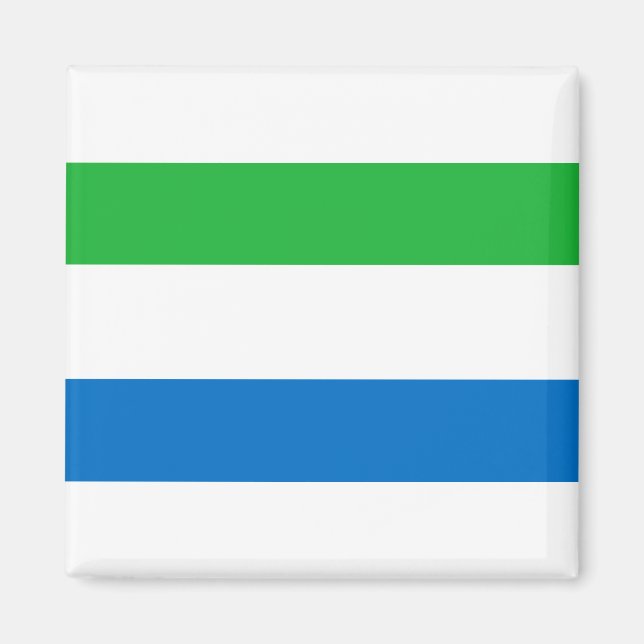 Imán Bandera de Sierra Leona (Frente)