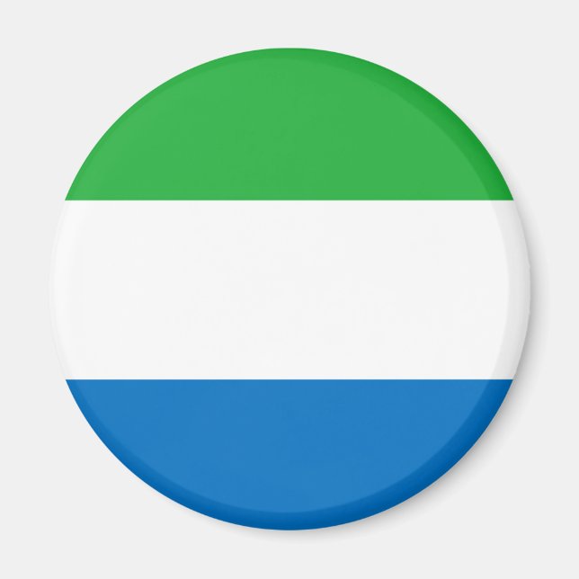 Imán Bandera de Sierra Leona (Frente)