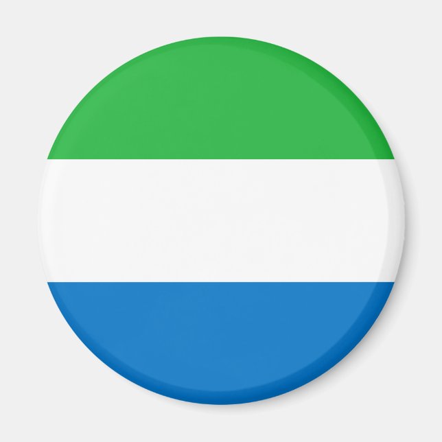 Imán Bandera de Sierra Leona (Frente)