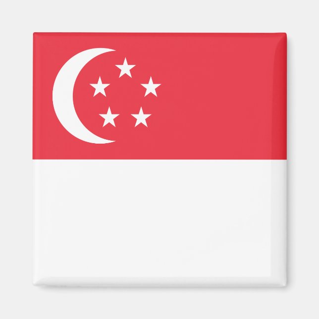 Imán Bandera de Singapur (Frente)