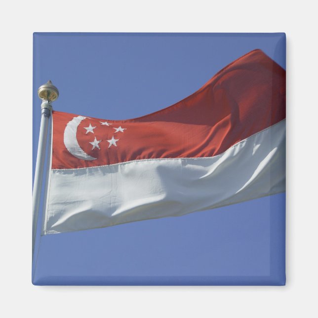 Imán Bandera de Singapur (Frente)