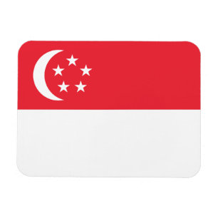 Imán Bandera de Singapur