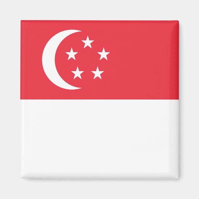 Imán Bandera de Singapur (Frente)