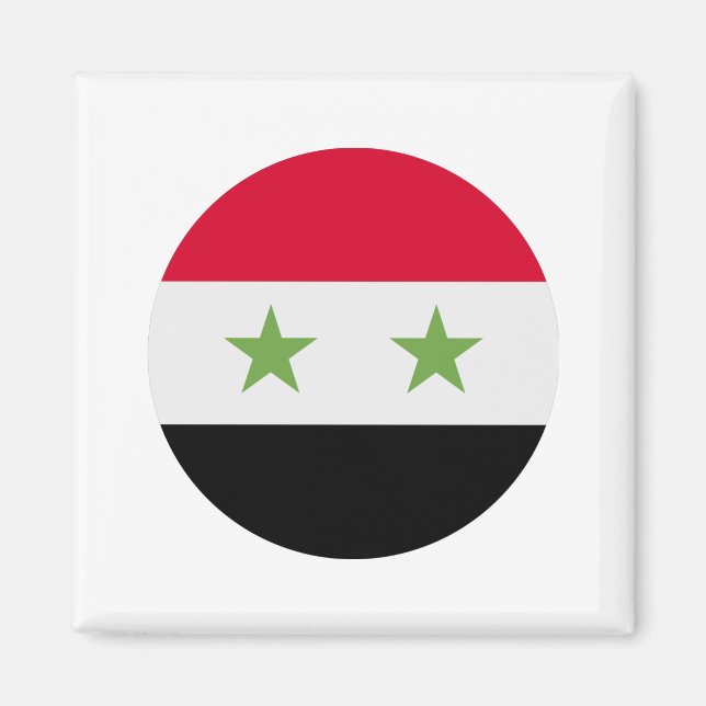 Imán Bandera de Siria (Frente)