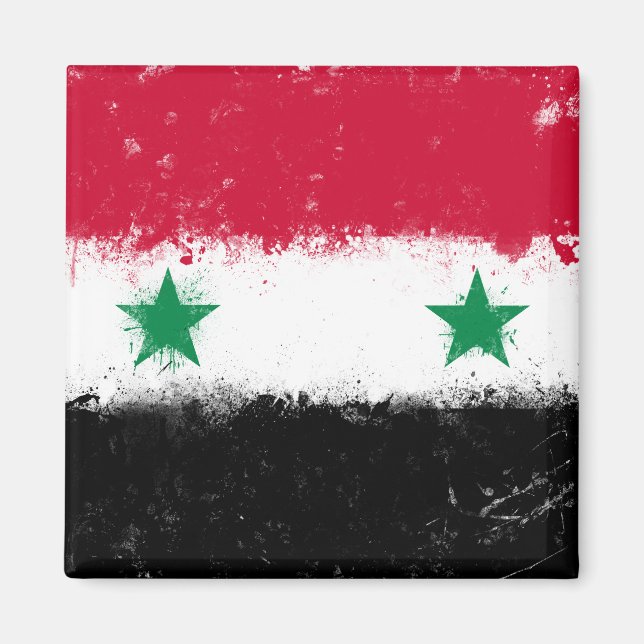 Imán Bandera de Siria (Frente)
