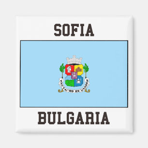 Imán Bandera de Sofia Bulgaria